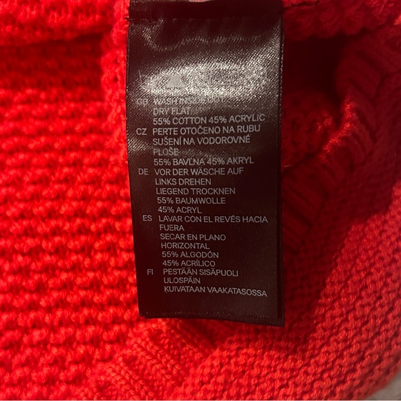 H&M Sweater Dress Women’s Red Small - Picture 7 of 10